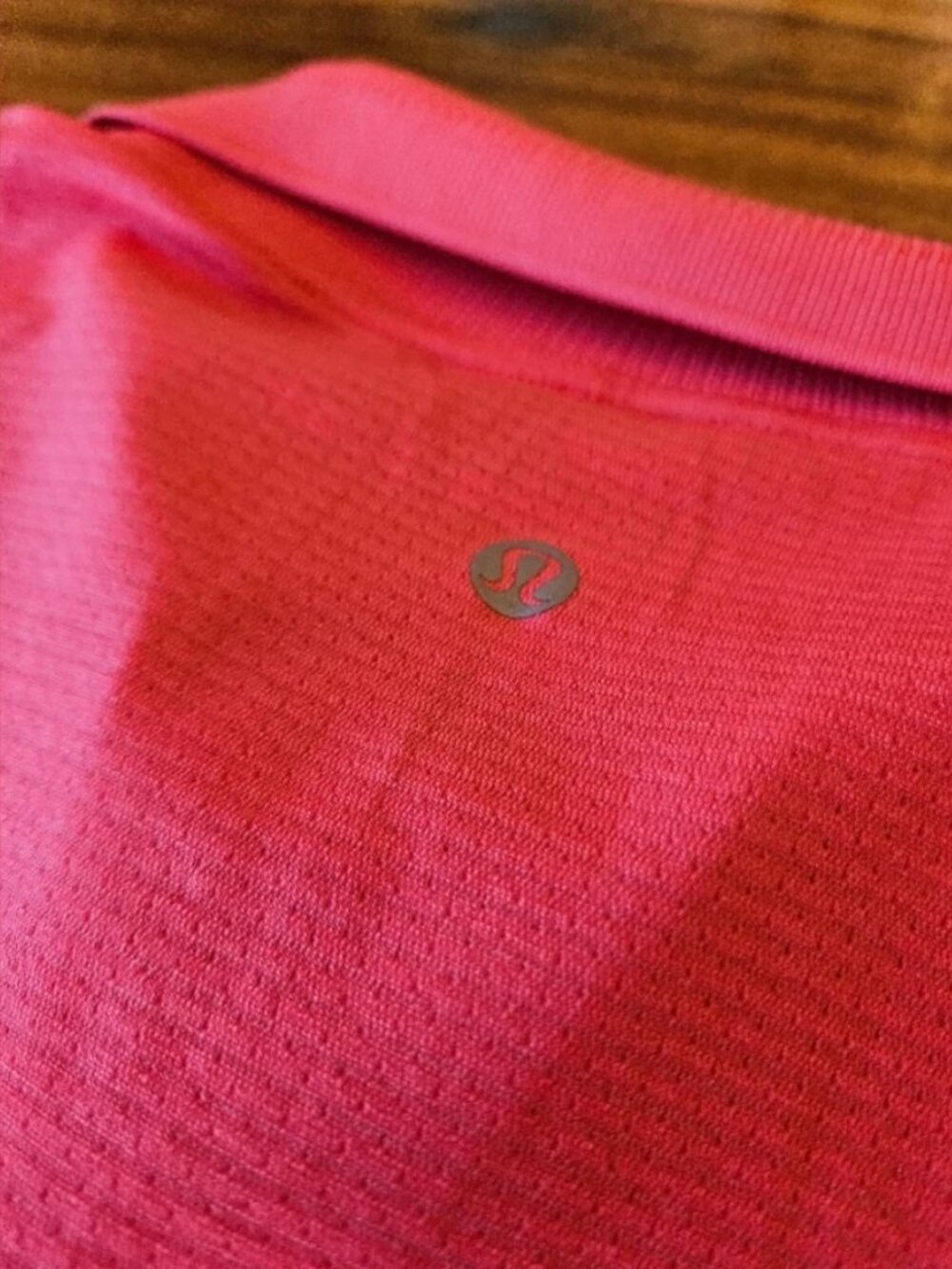 Lululemon Pink Swiftly Tech Polo Crop Short Sleeve Shirt Women's Size 8 Like New - Picture 5 of 8